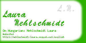 laura mehlschmidt business card